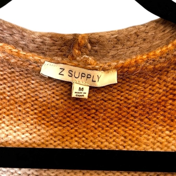 Z Supply Naya Marled Cardigan Light Taupe- Ombré Duster Cardigan- Size Medium - Picture 9 of 12